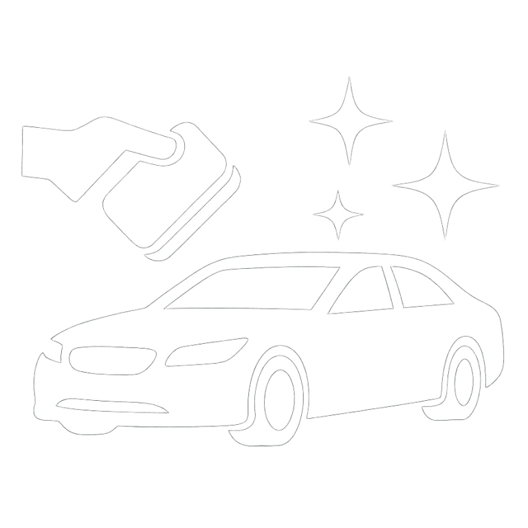 Symbol für professionelle Keramikversiegelung von Lack, Felgen und Innenraum bei EVOGLANZ